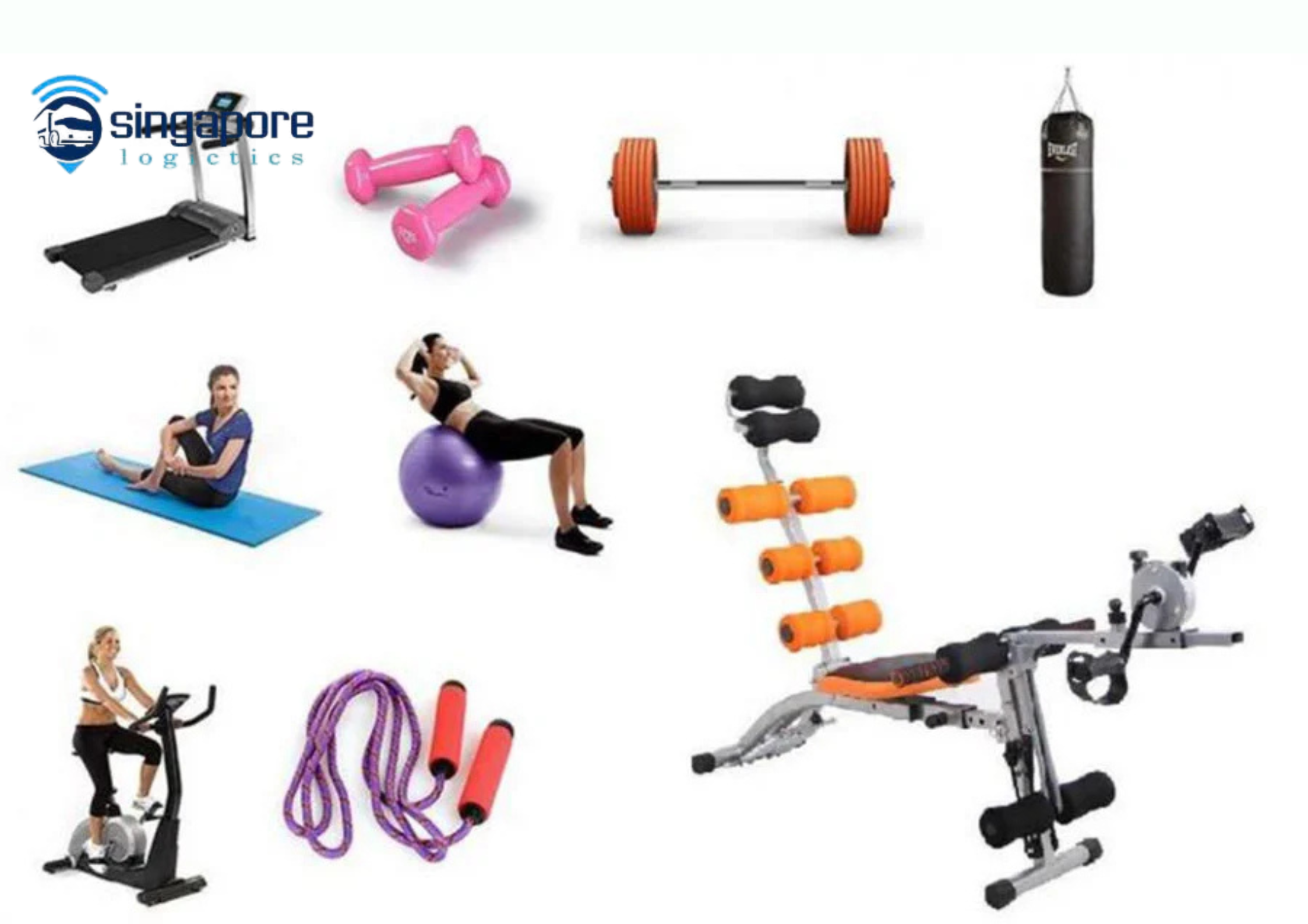 Dịch vụ vận chuyển đồ tập đi Singapore